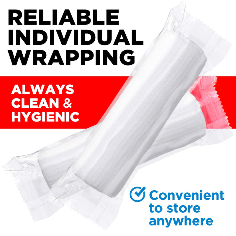 [Australia - AusPower] - Premium Gauze Rolls - (20 Pack) - 4" x 4.1yd First Aid Rolled Gauze - Individually Wrapped + Bonus Tape - Breathable Conforming Gauze Wrap Roll for Wounds 20 Pack 