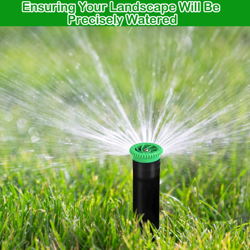 [Australia - AusPower] - 10 Pieces Variable Arc Nozzle, Sprinkler Heads Replacement Compatible With Pop Up Sprinklers Adjustable 0° - 360° Full Circle Pattern Spray Nozzle for Garden Lawn Irrigation (4AN) Arc Nozzle-4VAN 