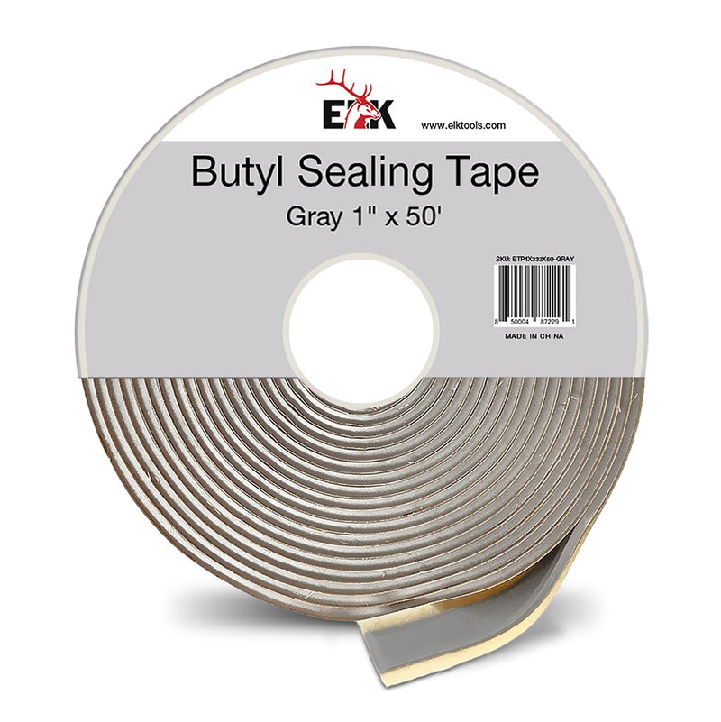 ELK Butyl Seal Tape - 1 Inch x 50 Feet - Weather Resistant, Strong & Durable - Ideal for Crawl Space, Windows, RVs, Boats, Automotive and Roof Repair