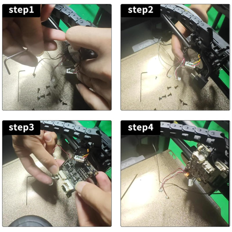 3D Printer Accessories Extruder Motor for BambuLab X1 X1C P1S P1P: 36 Stepper Motor 2 Phase 1.8 Step Angle DC 2.4V 1A F Class 0.1KG Weight