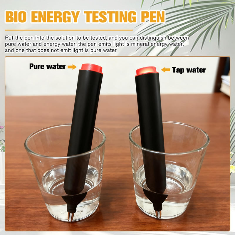 [Australia - AusPower] - 1PCS Red Water Quality Test Pen,Conductivity Test Pen,Non-Contact Voltage Tester,Suitable for Water Quality Testing,Ideal for Homeowners, Renters & Electrical Safety 