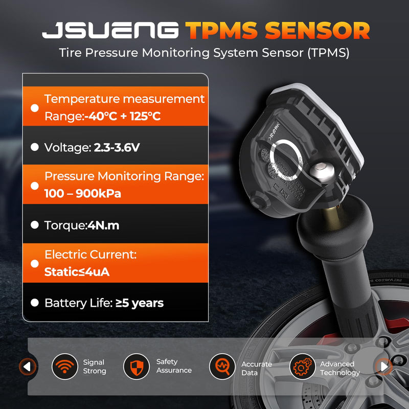 [Australia - AusPower] - Jsueng TPMS Sensor Ford, 4 Pack Tire Pressure Monitoring System Sensor fit for Ford F150 F250 Flex Fusion Mustang, Lincoln MKX MKZ MKS MKT, 315Mhz Replaces F2GZ1A189A FR3Z1A189A GL3T1A180GB 4-Pack 