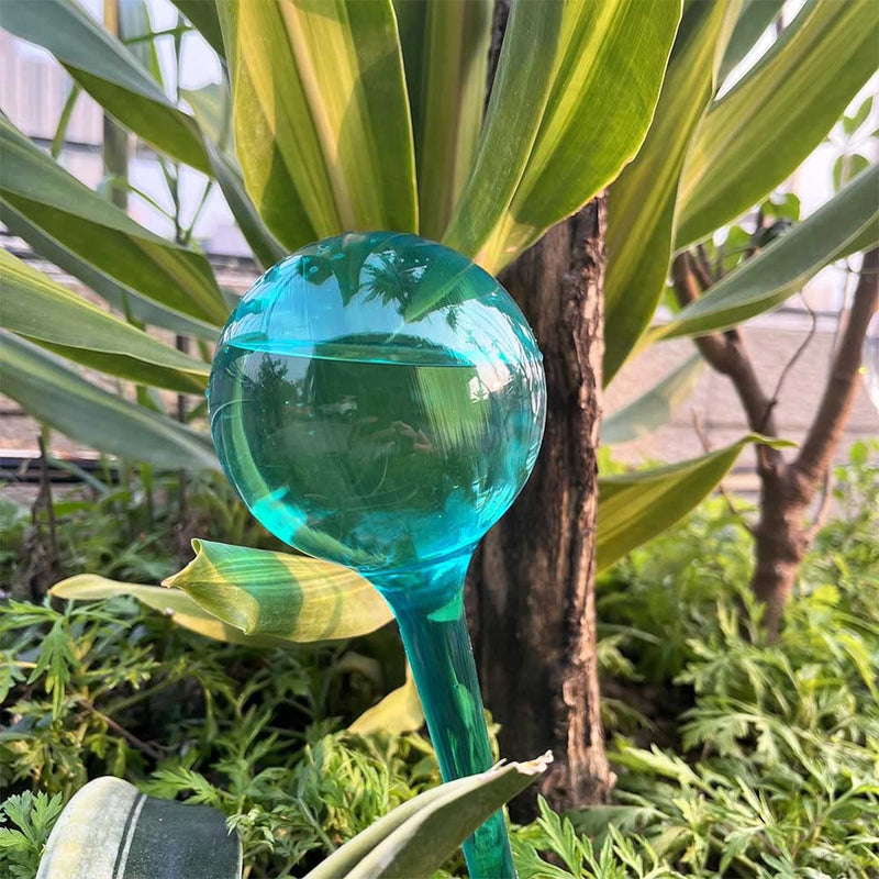 [Australia - AusPower] - 10pcs Plant Self Watering Globe Stakes, Plant Watering Stakes Automatic Plant Watering Bulb System Spikes, Flower Automatic Watering Device, Garden Self Waterer for Indoor Outdoor Plant Lake Blue-6l4s 
