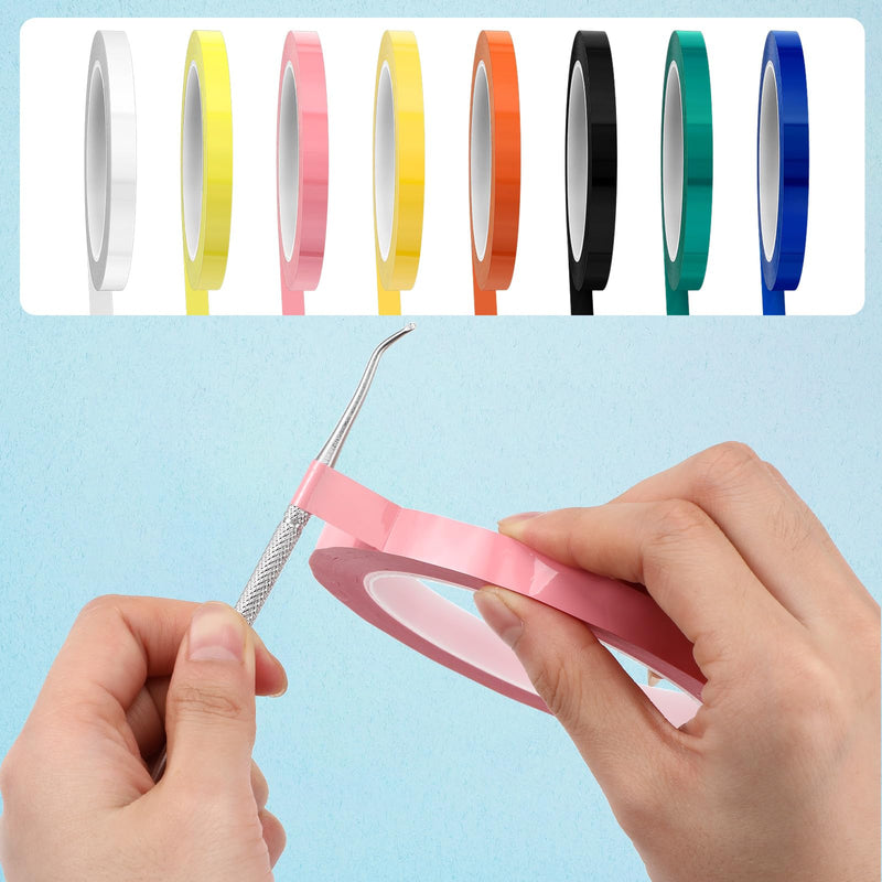 Frienda Colors Autoclave Tape 216 ft/L x 0.4 in/W Instruments Identification Tape Autoclavable 270 Fahrenheit (8) 8
