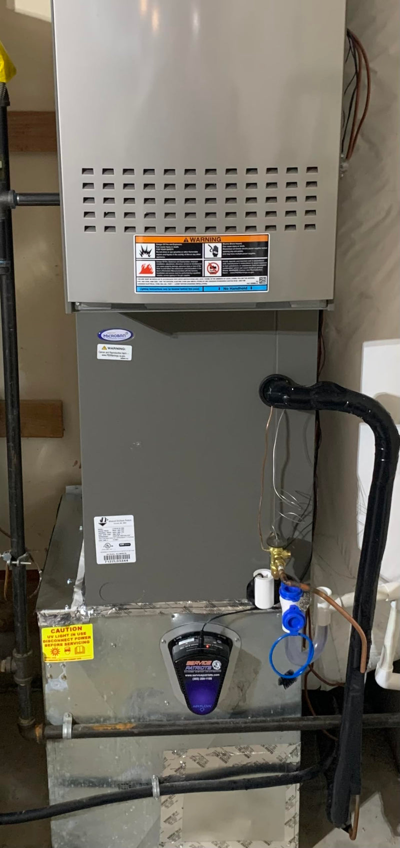SS2 AC Float Switch AC Float Safety Switch HVAC 3/4 Inch Condensate Shut Off Sensor Can Prevent Overflow in Drain Pan or Gravity Drain Used in Various Applications. ECWB 1