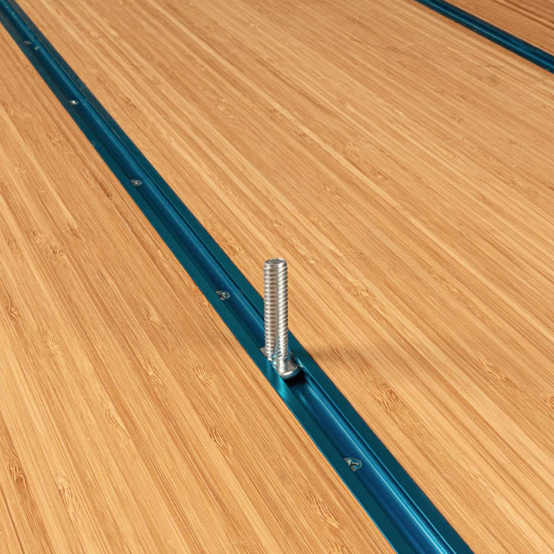 [Australia - AusPower] - POWERTEC 1/4"-20 T Track Bolts 40 Pack for T Track, 1 Inch Long T Slot Bolts for Universal T Track, T Track Accessories for Woodworking Jigs and Fixtures (QTB1004-P2) 1/4"-20 x 1" 