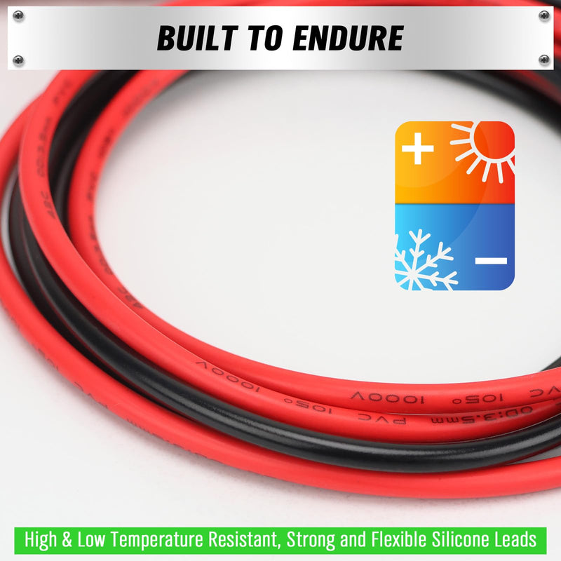 [Australia - AusPower] - SWANLAKE 11-Piece Multimeter Test Leads Set, CAT III 1000V 20A Multimeter Probes with Alligator Clips, Needle Probe, Banana Plug to Hook Clip, Soft Silicone Volt Meter Lead 