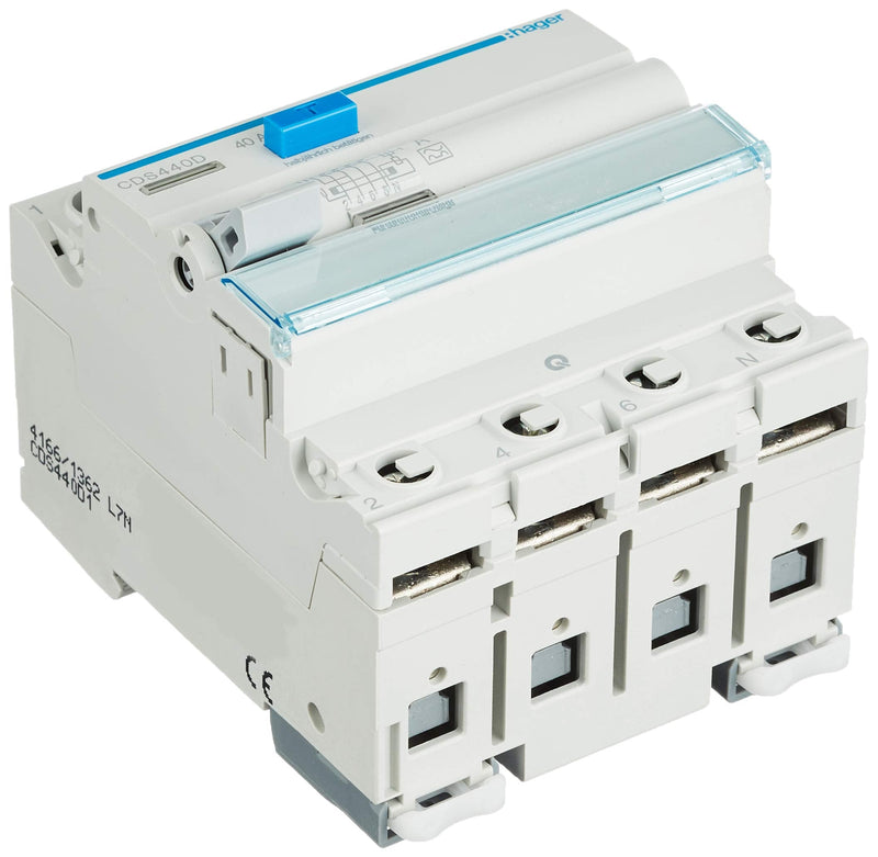 [Australia - AusPower] - Hager CDS440D FI circuit breaker Einzelpack Single 