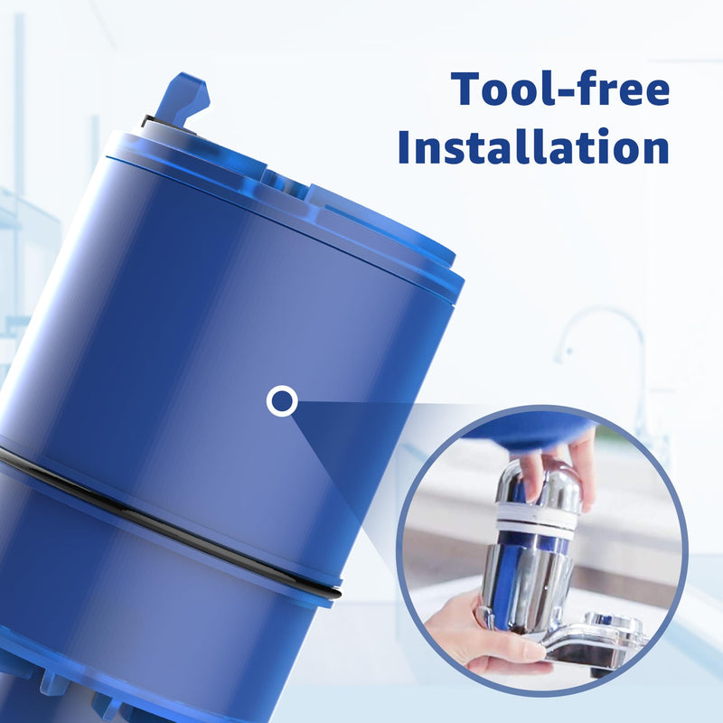 Overbest NSF Certified Water Filter, Replacement for Pur® Faucet Water Filter, Pur®PLUS Faucet Model FM-2500V, FM-3700, PFM150W, PFM350V, PFM400H, PFM450S, Pur-0A1 (Pack of 6)