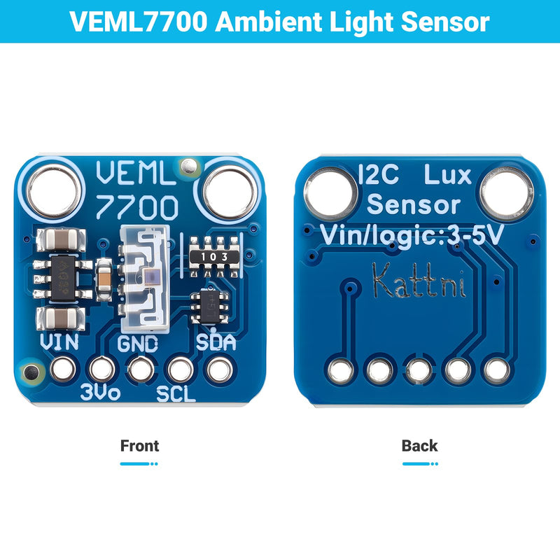 [Australia - AusPower] - 2pcs VEML7700 Ambient Light Sensor I2C IIC Communication Interface Light Sensors Moudule for Arduino 