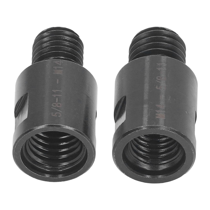 [Australia - AusPower] - ZAWELIYO 2 Piece Threaded Adapter, Stable Connection for Power Tools, Highly Compatible with Various Bits, Alloy Steel, 5/8 Inch to M14 and M14 to 5/8 Inch 