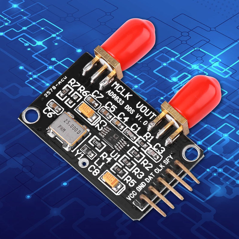 AD9833 DDS Signal Generator Module 0 MHz to 12.5 MHz Square/Triangle/Sine Wave