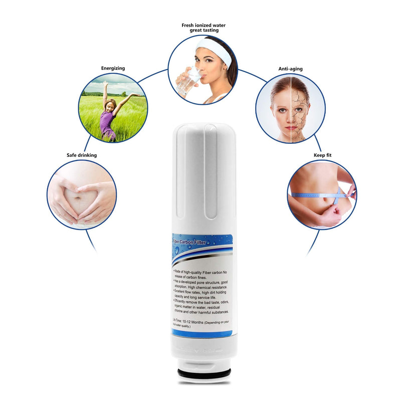 Replacement Internal Active Carbon Filter For PH3.5~10.5 Alkaline Water Ionizer Purifier Machine Only
