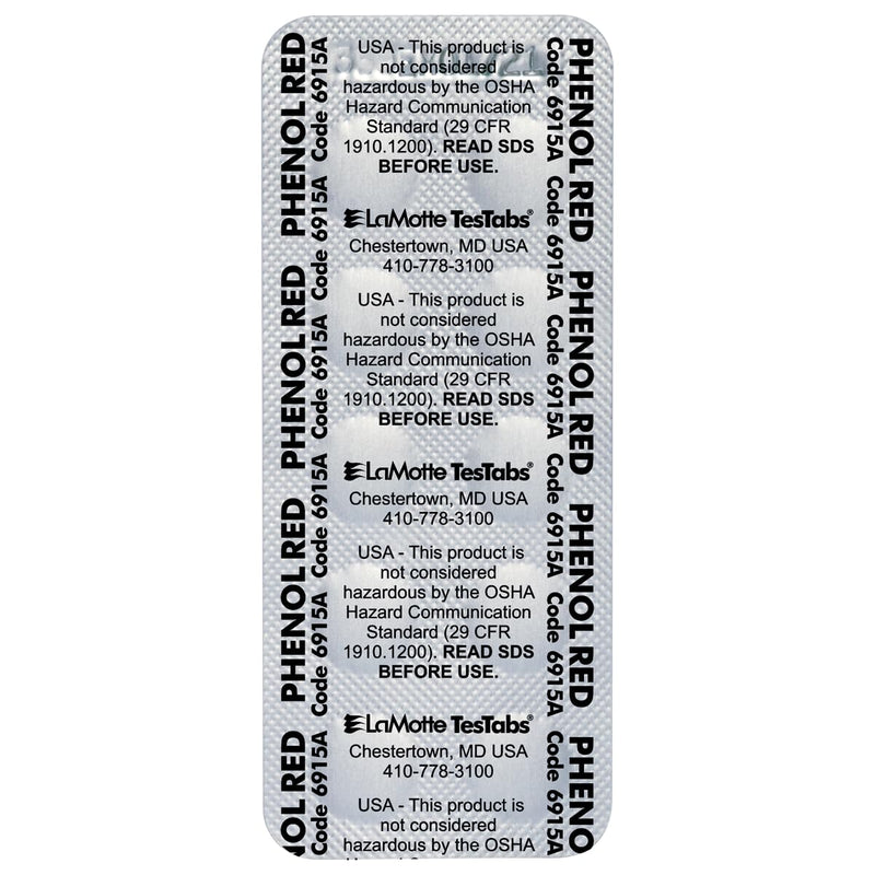 [Australia - AusPower] - LaMotte 6915A Visual Grade Phenol Red pH Test Tabs, 1000 ct. 