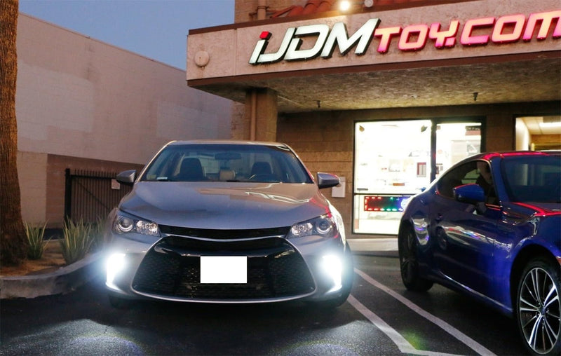 [Australia - AusPower] - iJDMTOY High Power 42-SMD LED Front Turn Signal Light w/White Add-On Feature Compatible With 2015-2017 Toyota Camry LE SE or Special Edition 