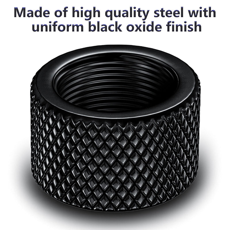 [Australia - AusPower] - 2 Pack Thread Protector, 5/8x24 Steel Thread Adapters (Black) 