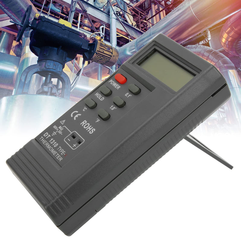 [Australia - AusPower] - ‑1310 Digital Thermocouple Temperature Thermometer Portable Digital K Type Thermoemter The Off/℃/℉ Switch ‑200℃‑1370℃ / ‑328°F‑2498 °F 