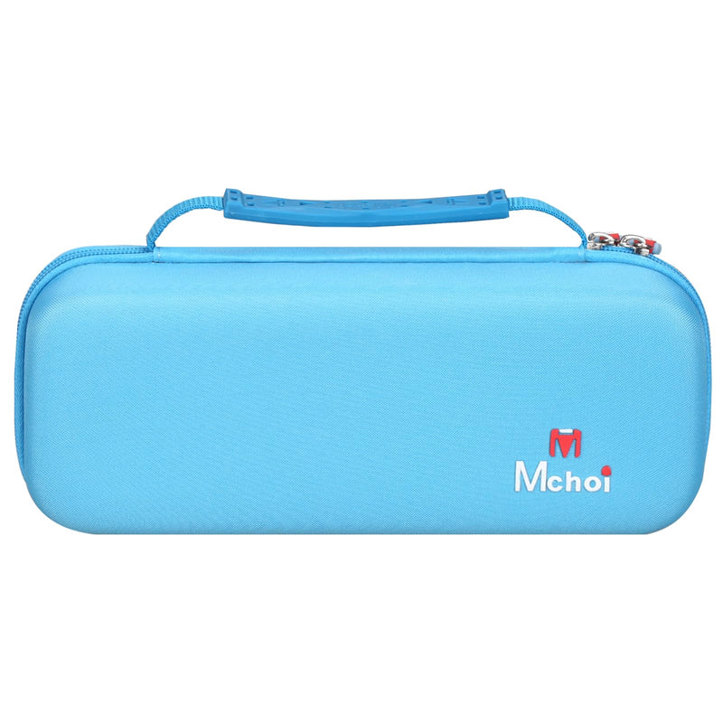 [Australia - AusPower] - Mchoi Stethoscope Case Compatible with 3M Littmann Classic III, Lightweight II S.E, MDF Acoustica Deluxe Stethoscope, Extra Room for Medical Scissors EMT Trauma Shears and Accessories, Blue Grey 