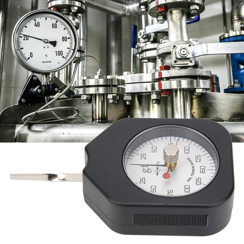 [Australia - AusPower] - Mxzzand Gram Tension Meter Dial Tensionmeter Pressure Pull Tester Gage Double Needle Switch Force Gauge 150g for Measuring Force 
