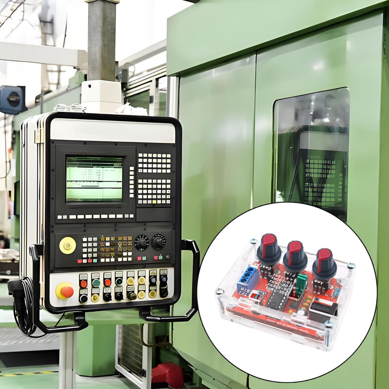 [Australia - AusPower] - 1 Pcs Signal Generator Function Plastics Precise Triangle Square Output Adjustable Signal 9-12V Direct Current Input for Current Testing Experiments 