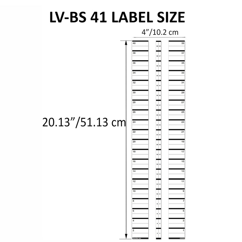 Inverse 1" Breaker Side 40 Circuits 2 Labels Vinyl Fuse Box Circuit Breaker Panel Directory Labels Stickers Decals for All Electrical Panel/Load Centers Upside Down Waterproof Inverse Breakerside