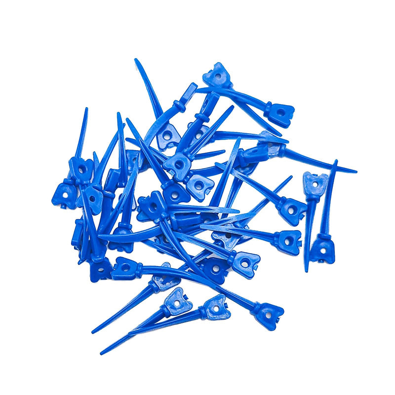[Australia - AusPower] - 40Pcs/Box Dental Sectional Matrix System Refill Wedge, Dental Tulwar Wedges, L/M/S Plastic Wedges, Dental Wedge for Sectional Matrix System. (M) M 