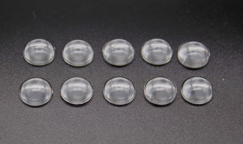 [Australia - AusPower] - 10pcs x 10MM LED Optical Lens Smooth Convex Lens for 1W 3W LED Lens 