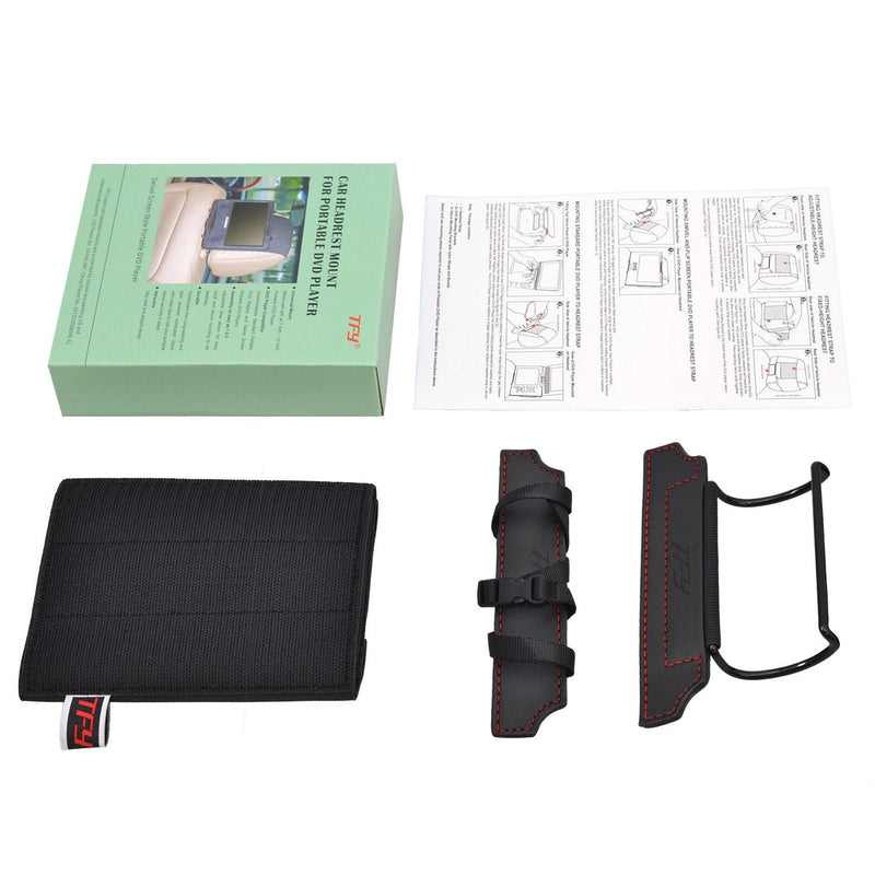 [Australia - AusPower] - TFY Car Headrest Mount Holder for Standard (Laptop Style) Portable DVD Player 