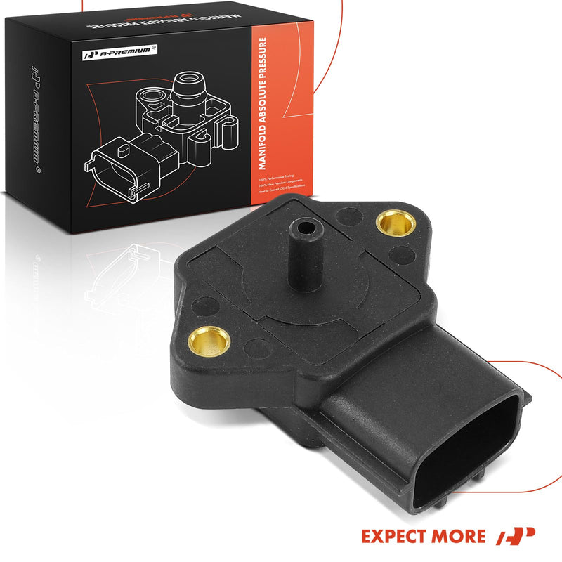 [Australia - AusPower] - A-Premium Barometric Pressure Sensor [3 Pins] Compatible with Mazda Miata 1999-2005 1.8L, MPV 2000-2006, Replace# Z5A618211A 