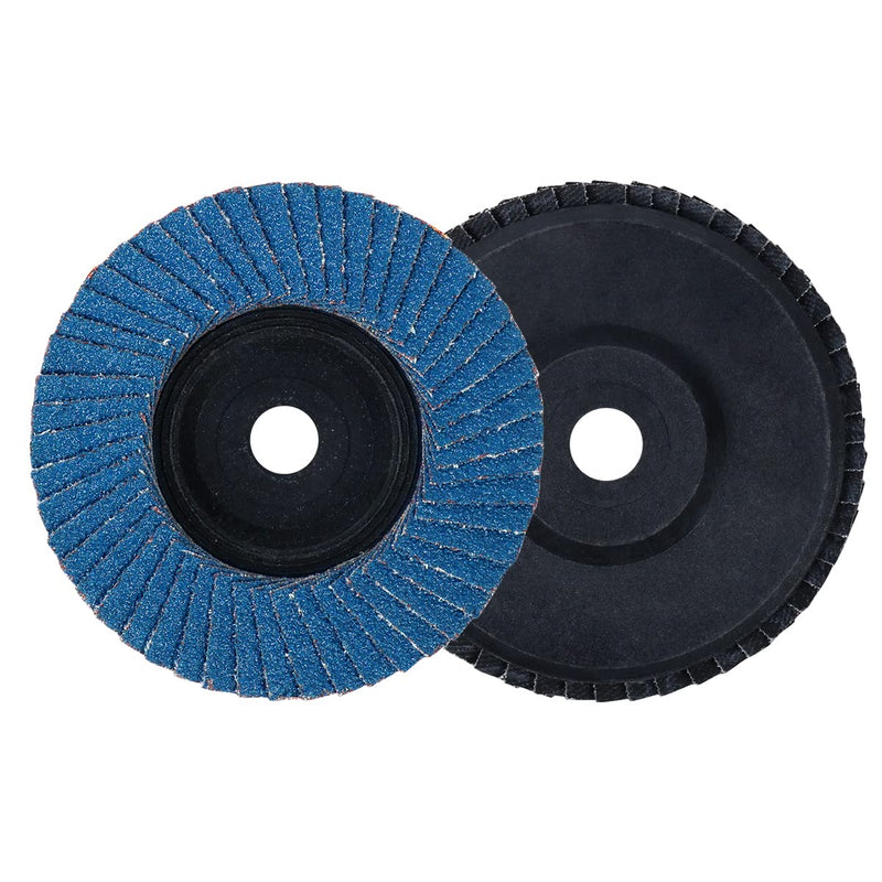 [Australia - AusPower] - 3 x 3/8 Inch Flap Disc for Angle Grinder, 80 Grit Flap Wheel for General Purpose Metal & Stainless Steel, Type 27 Grinding Wheel, 10PACK 