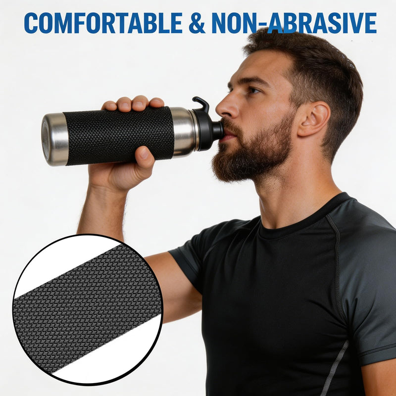 Rubber Grip Tape,1 in x 10 Ft Ultra-Thin Strong Adhesive, Anti-Slip, Waterproof, Heat Resistant Tape for Handles and Contact Surfaces