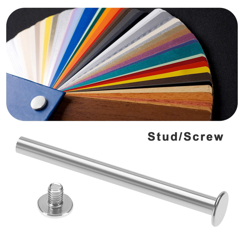 [Australia - AusPower] - Create idea Set of 50 Screw Posts Binding Bolt Screw Post 35mm 40mm 50mm 60mm 65mm 70mm Carbon Steel Fastener for DIY Leather Crafts Clothing Making Objects Connector 