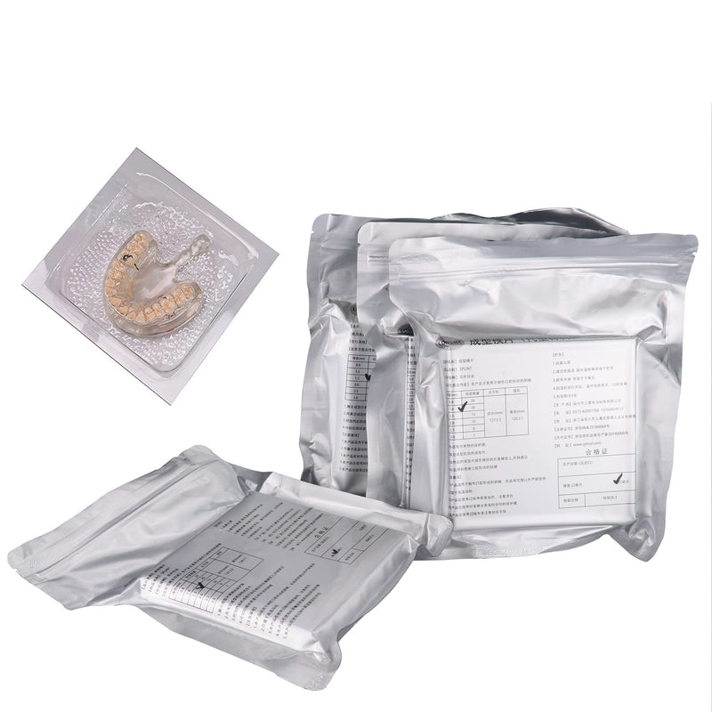 [Australia - AusPower] - Dental Splint 1.0/1.5/2.0mm Thermoforming Material Sheet Oral Denture Model Mold Slice For Vacuum Forming Soft Hard 5''x5'' (Soft Film 1.0 20Pcs) Soft Film 1.0 20Pcs 