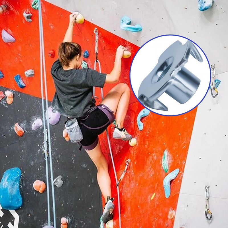 [Australia - AusPower] - 100pcs 1/4"-20 T-Nut, Zinc-Plated Steel Threaded Insert Corrosion Resistant,5/16" Barrel Length,4-Pronged Tee Nut for Wood,Rock Climbing Holds,Home,Cabinetry, Furniture,etc. 
