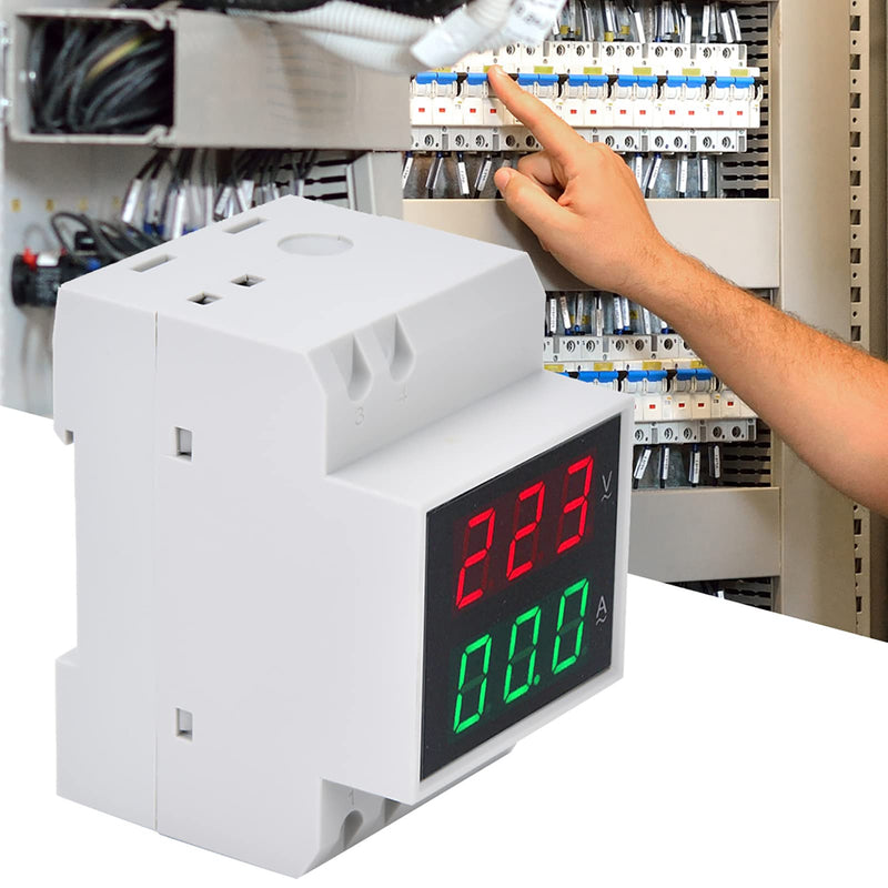 [Australia - AusPower] - Voltage Ampere Meter, Single Phase Energy Meter, Ac Display Meter, Suitable for Providing Precise Measurement Data 