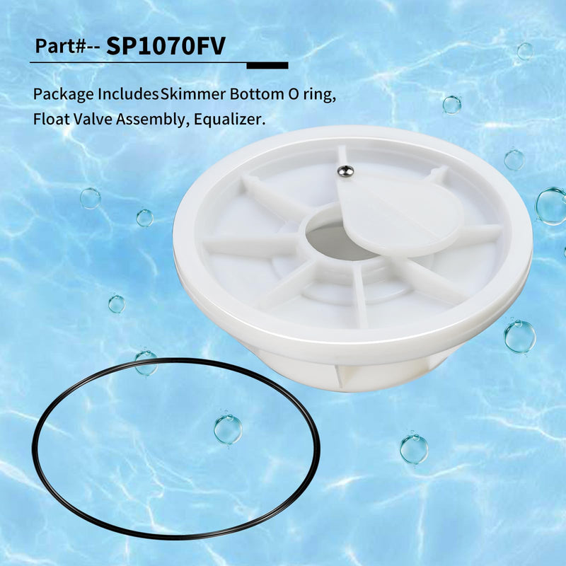 SP1070FV Plastic Equalizer Skimmer Float Valve Assembly with O-Ring, Perfectly Compatible with Hayward Skim Master; Part# SP1070FV