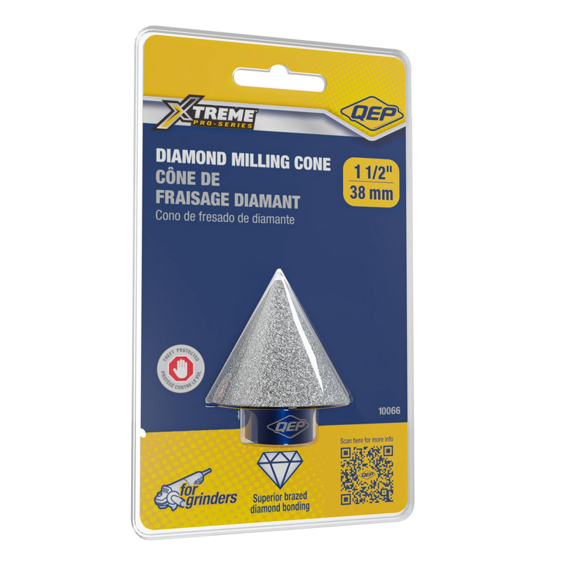 [Australia - AusPower] - QEP Xtreme 1-1/2" Diamond Milling Cone (6/case) 