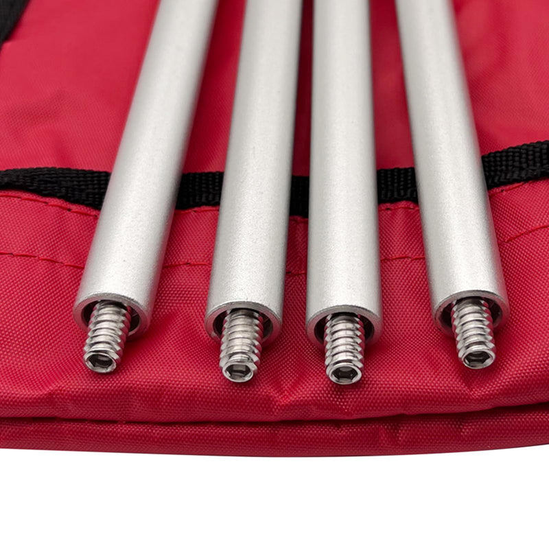 [Australia - AusPower] - Surveying Prism Pole Mini Prism Pole for Total Station with Extendable Aluminum Pole 25.4mm Diameter Offset 17.5mm GMP111 Prism Surveying Kit (17.5mm) 