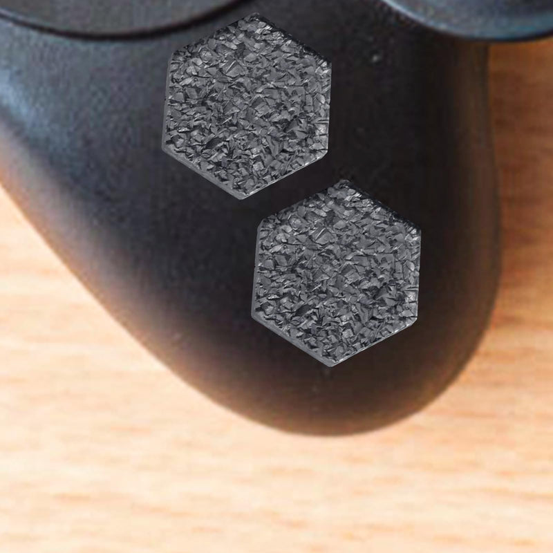 4 Pack Grey Anti-Slip Grip Tape Stickers, Different Shapes Phone Grip Strips Reusable Pre-Cut Adhesive Mouse Decals Tablet Patches for Cell Phone Case, Golf Handle, Game Controller & Smooth Device