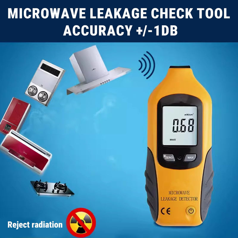 [Australia - AusPower] - Telituny Radiation Detector, HT-M2 Microwave EMF Meter, LCD Display Microwave Leak Detector, Radiation Meter Tester, Electromagnetic EMF Meter Tester 0-9.99 MW/cm2 
