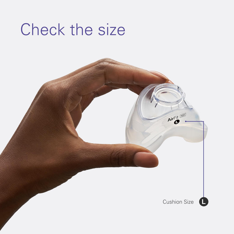 [Australia - AusPower] - ResMed AirFit N20 Nasal Replacement Cushion - Large 