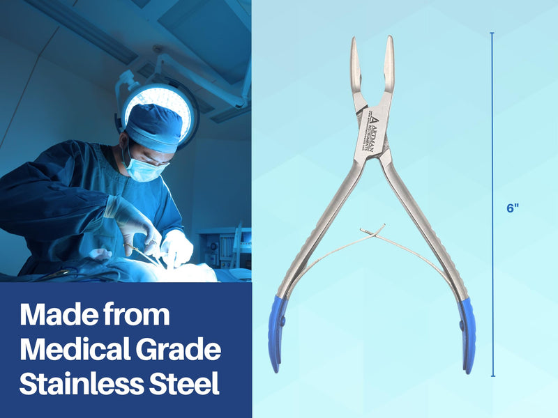 [Australia - AusPower] - Bone Rongeur 30 Degree Curved 6 Inch Blumenthal Surgical Dental Instruments by Artman Instruments 