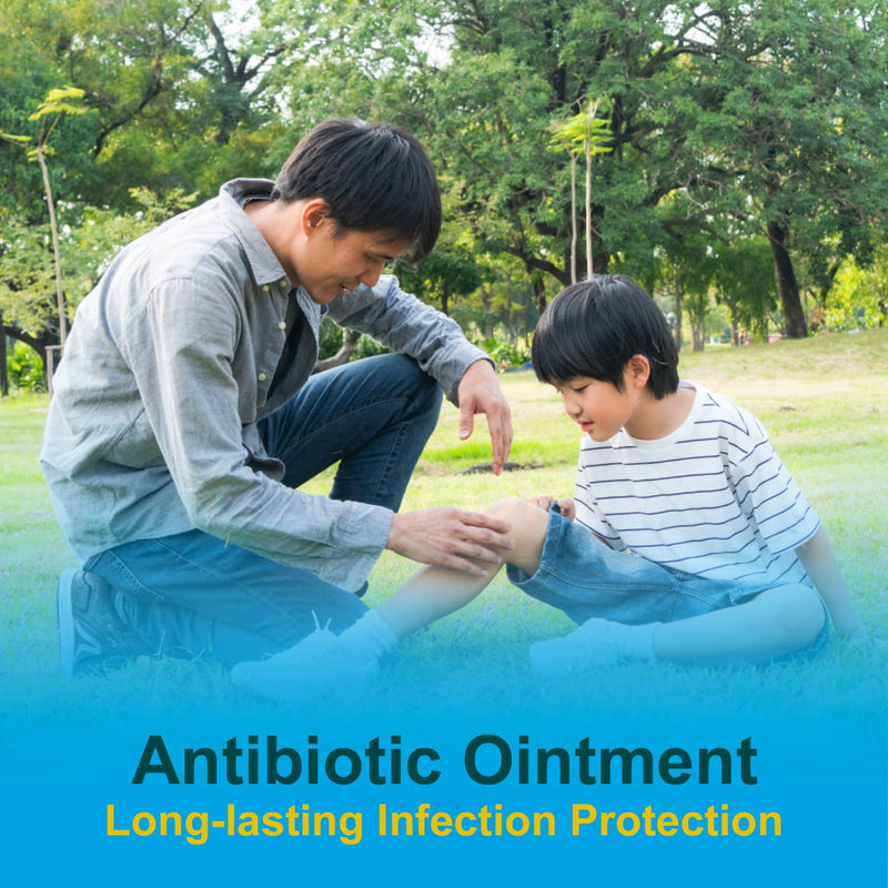 [Australia - AusPower] - CareAll Triple Antibiotic Ointment + Pain Relief 1.0 oz (4 Pack), Dual Action First Aid for Minor Scrapes, Cuts, and Burns to Help Prevent Infection While Providing Maximum Strength Pain Relief. 