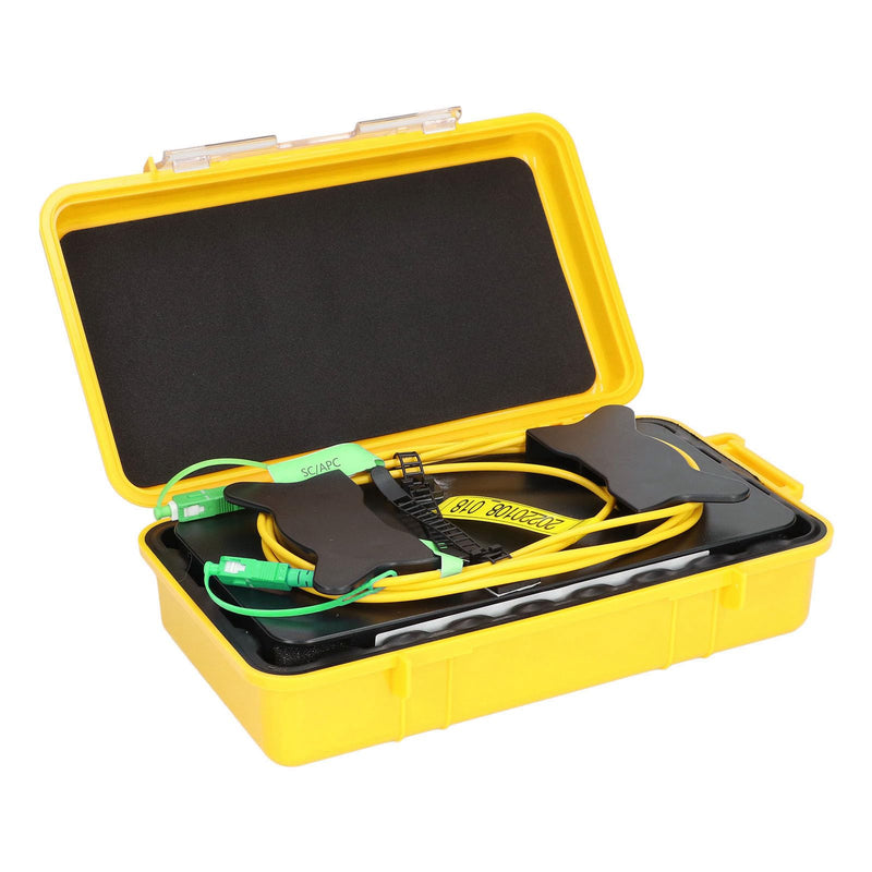 [Australia - AusPower] - Cable Box, 1000meter SCAPC to SCAPC OTDR Cable Box Optical Fiber Test Tool Fiber and Plastic Material Testing Dead Zone, Multimeters 