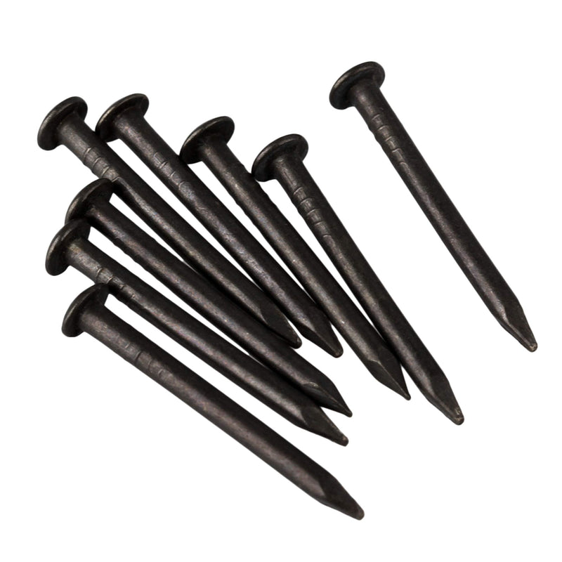 [Australia - AusPower] - RDEXP Black Round Head Wood Screw Nail Decorative Furniture Miniature Nail Lenght 1.8cm/0.71" Pack of 50 