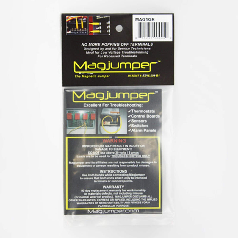 [Australia - AusPower] - Supco MAG1GR 30 VAC Magnetic Test Leads | Low Voltage Magnetic Jumper - Green 