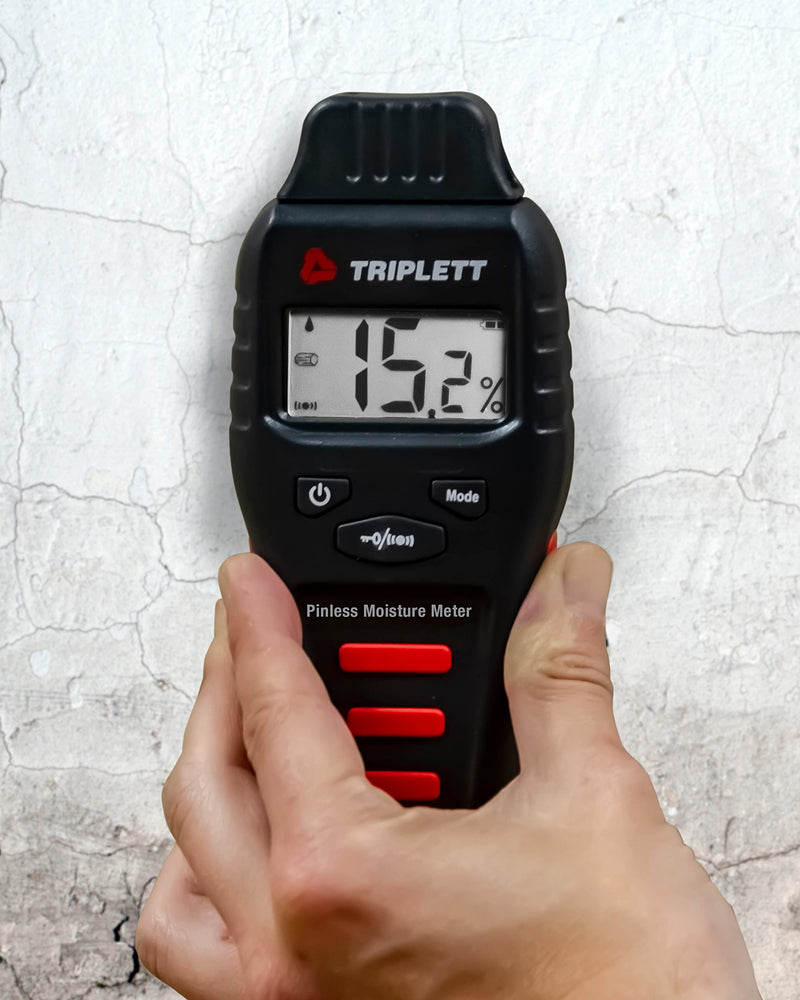 [Australia - AusPower] - Triplett MS120 Pinless Moisture Meter for Wood and Building Materials with Audible Indicator 