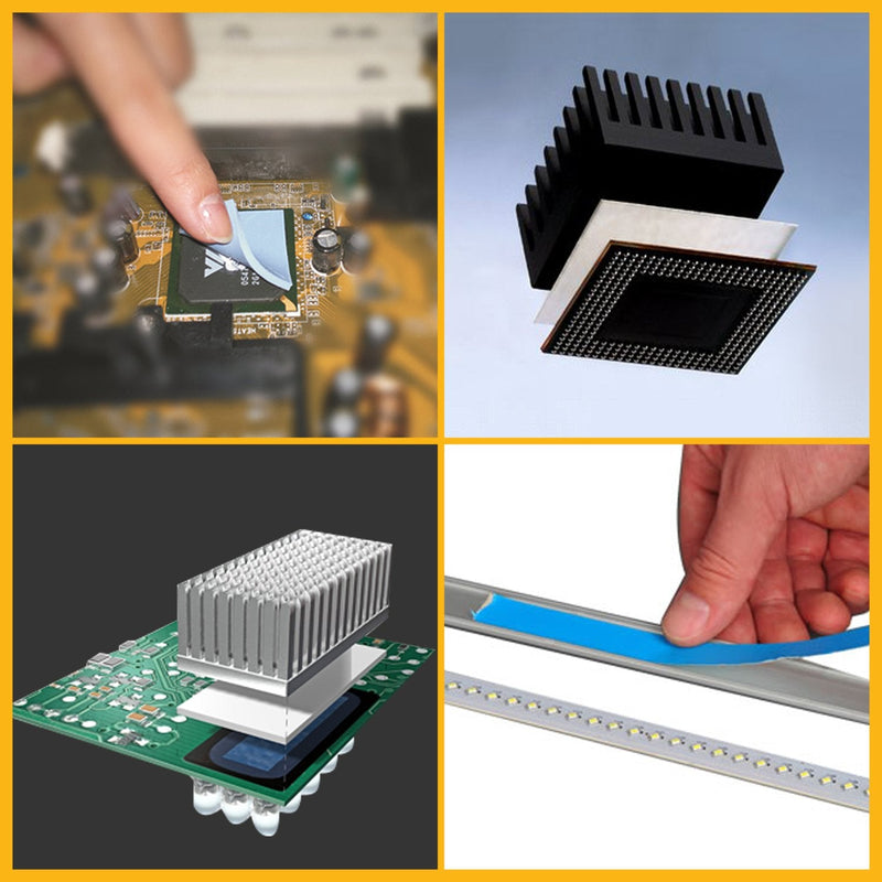 [Australia - AusPower] - Thermal Adhesive Tape 20mm by 25M, High Performance Thermally Conductive Tape Apply for Coolers, Heat Sink, LED Strips, Computer CPU, GPU, Easy to Apply & High Durability 20mm x 25m 