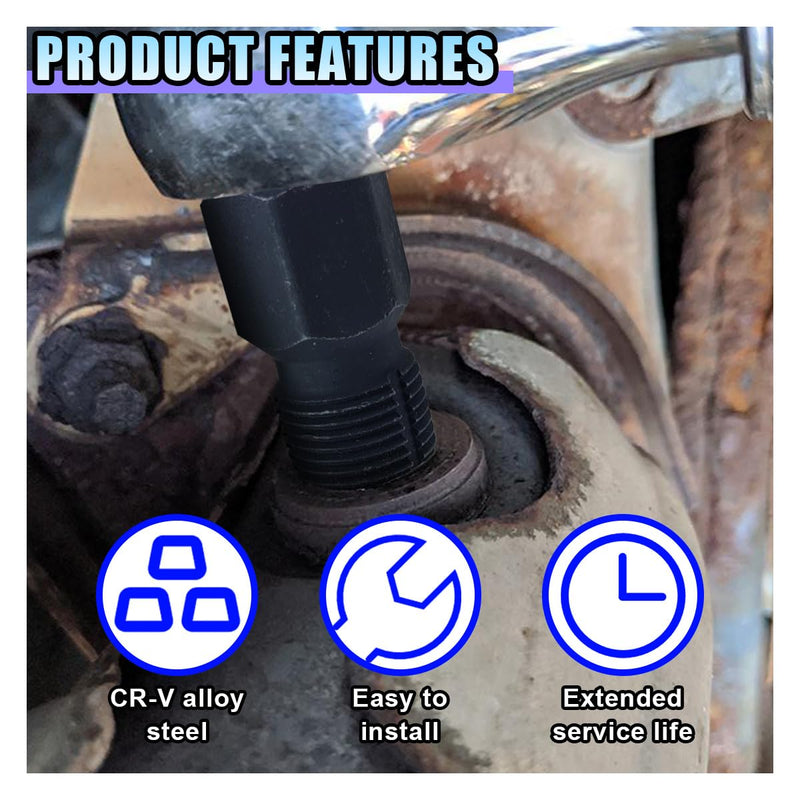 [Australia - AusPower] - 2PCS Car Thread Chasers, 3/8" Drives, M18 x 1.5mm and M12 x 1.25mm Car Thread Repair Tool 