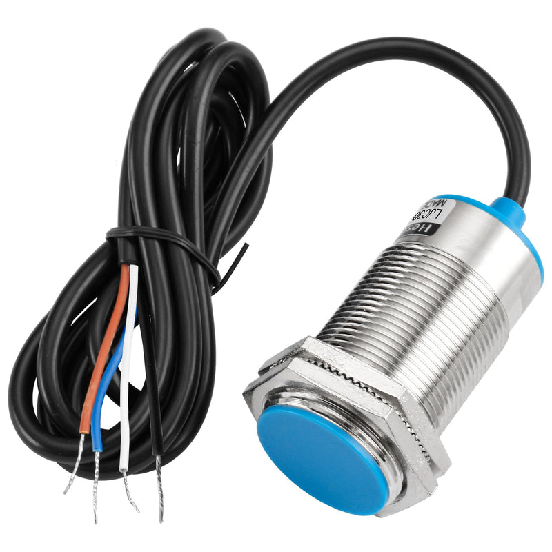 [Australia - AusPower] - Heschen M30 Capacitive Proximity Sensor Switch, Shield Type, LJC30A3-10-Z/CY, Detection 1-10mm, 10-30VDC 200mA, PNP NO+NC, 4 Wire 